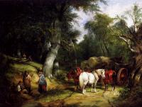 William Shayer, Snr - Carting Timber In The New Forest